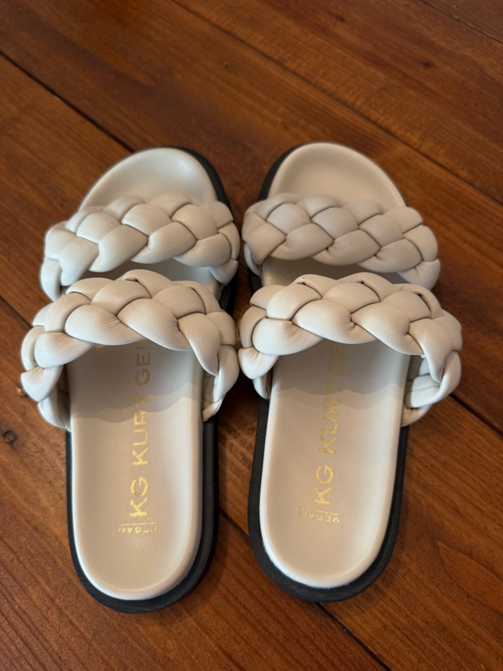 KG Kurt Geiger Braided Slide Sandals - Picture 3 of 4